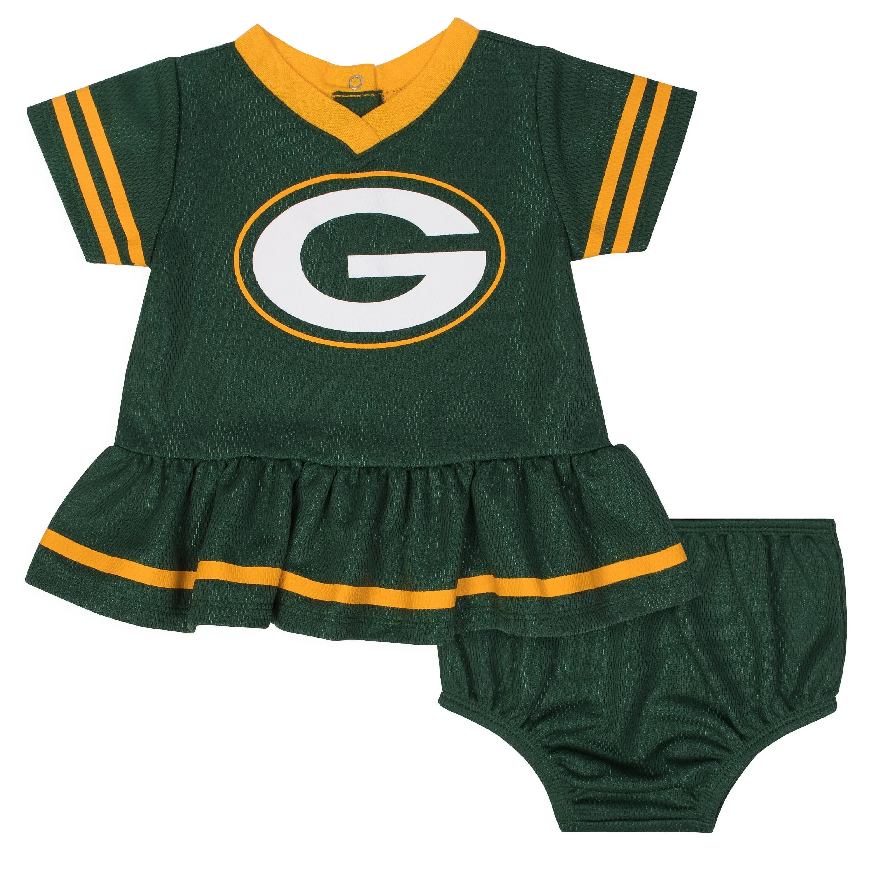 Gerber Girls' NFL Team Jersey Dress and Diaper Cover