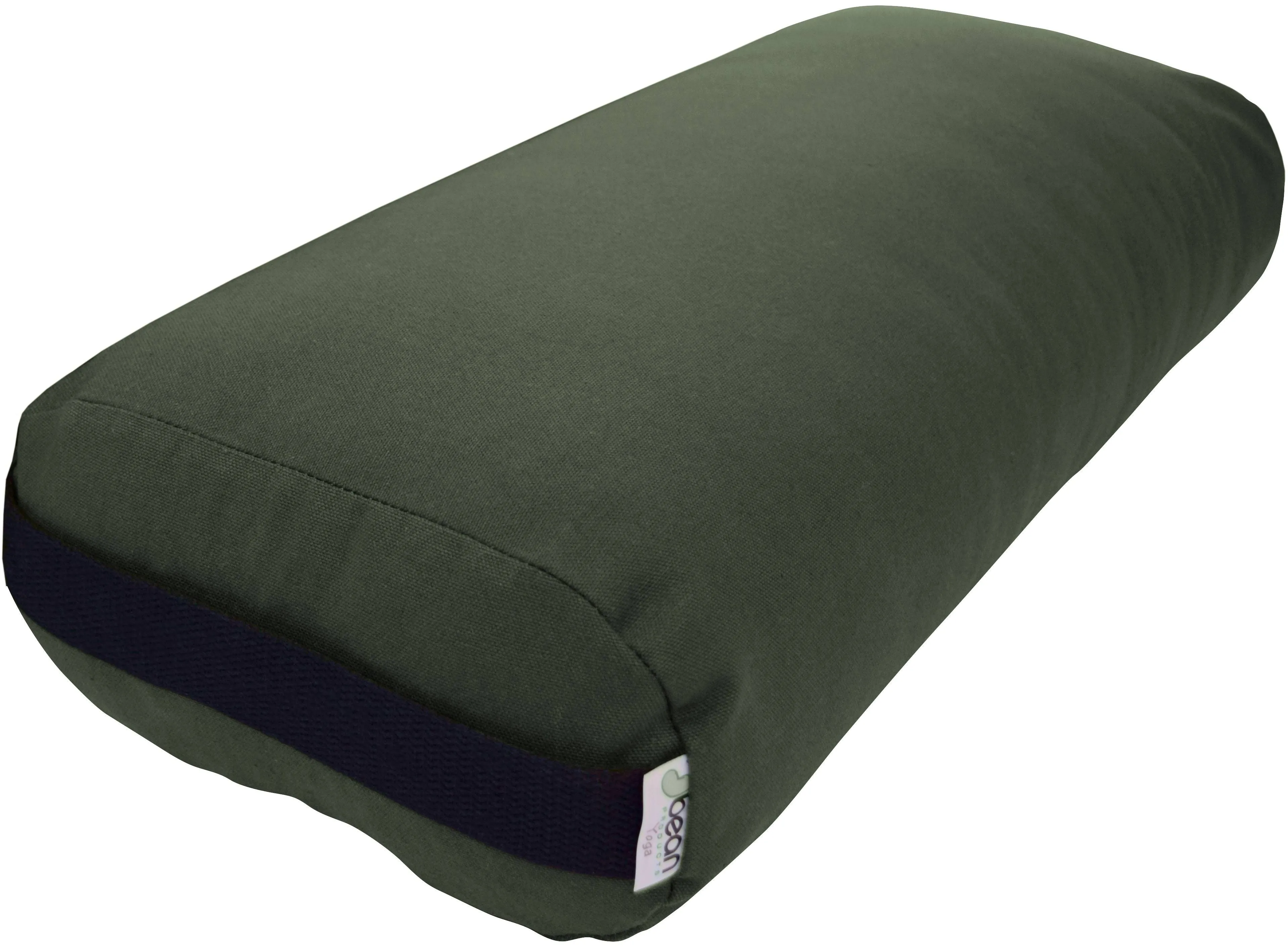 Bean Products Yoga Bolster, Round and Rectangular Support Cushions Cotton ...