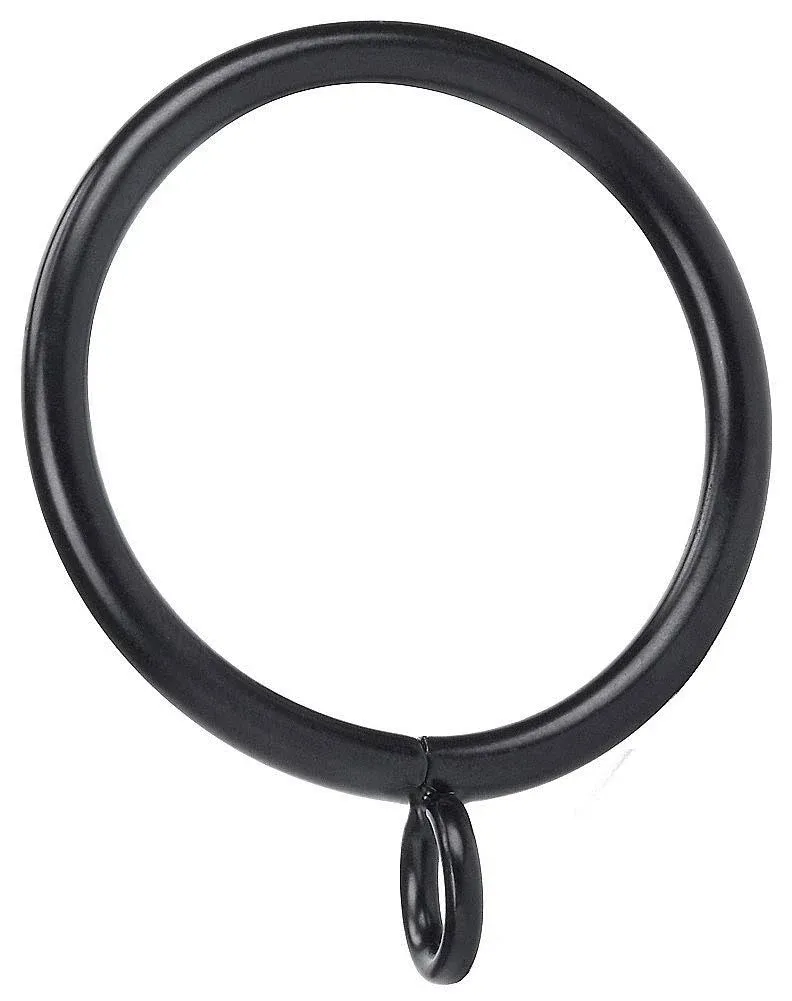 48 Pcs 1.5-Inch Inner Diameter Curtain Rings with EyeletsFits Up to 1 1/4-Inc...