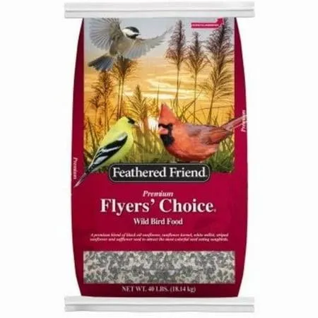 "Flyers' Choice Series Wild Bird Food, Premium, 40 lb Bag"