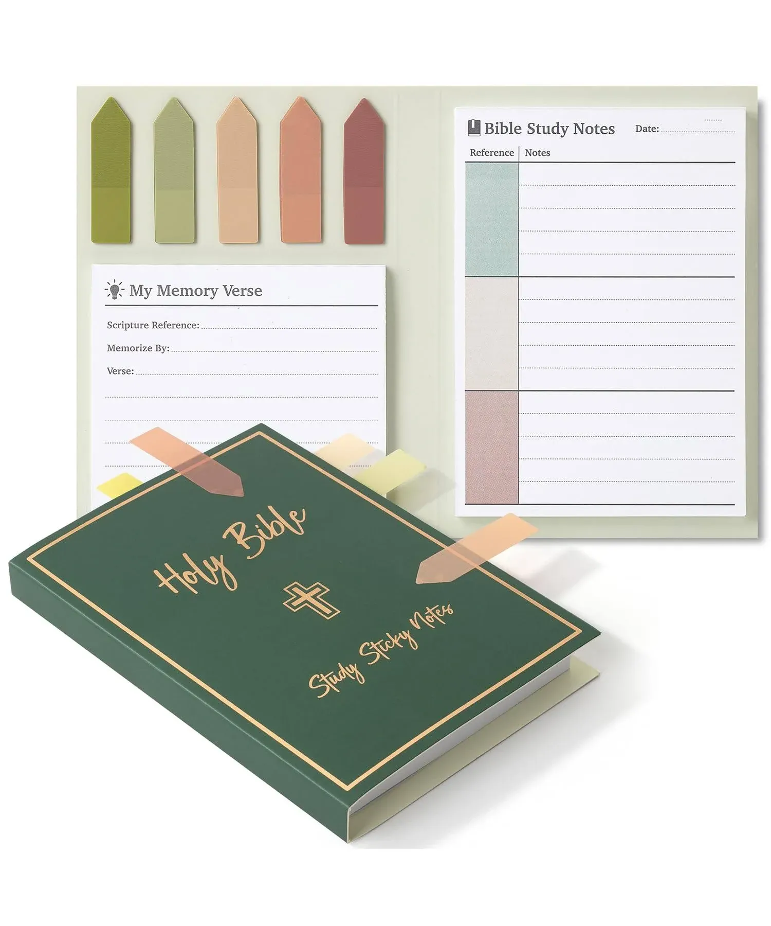 Mr. Pen- Holy Bible Study Sticky Notes, 225 pcs, Vintage Colors, Sticky Note Tabs, Bible Sticky Notes, Sticky Note Set, Bible Notes, Bible Study Notes, Sticky Notes for Bible Note Taking Supplies