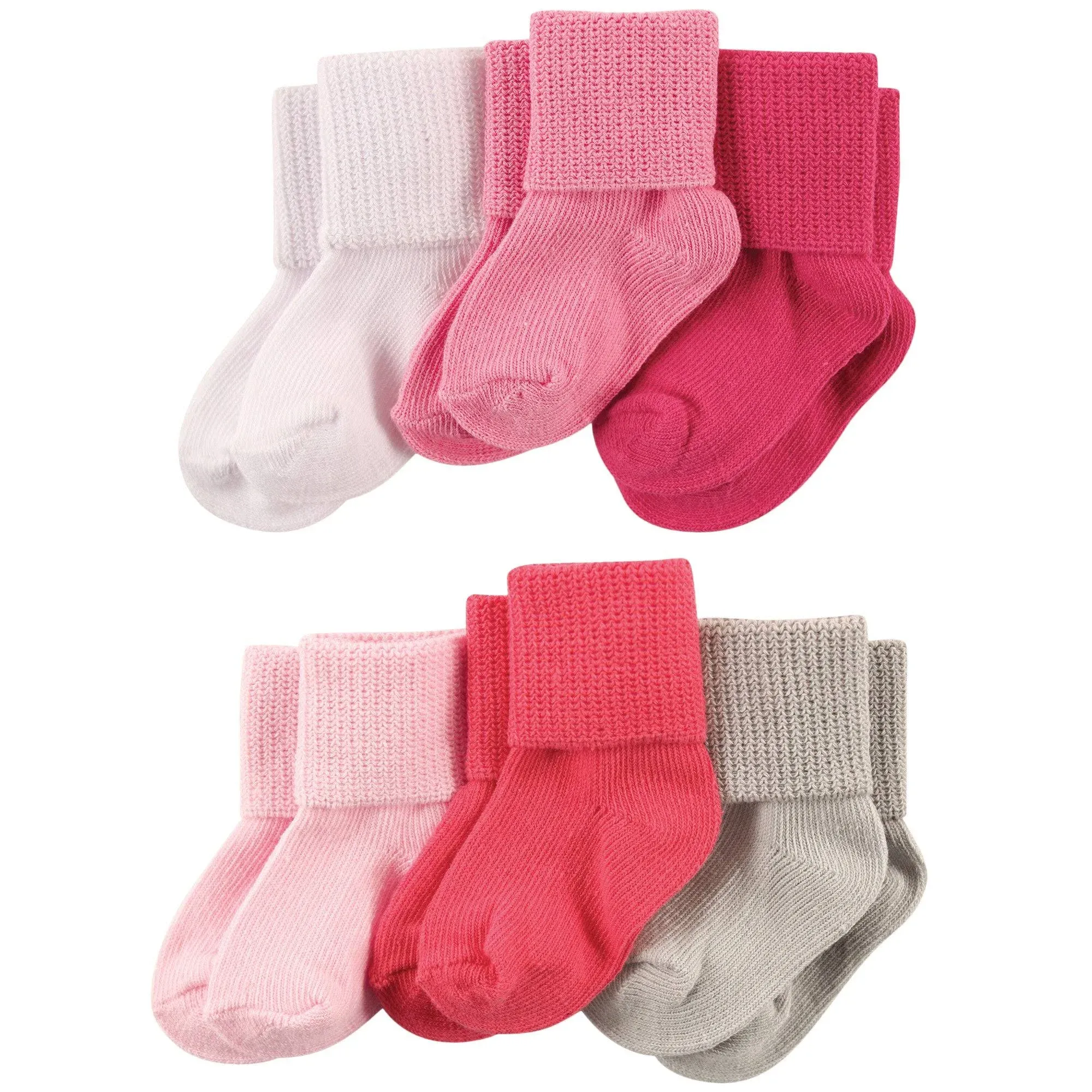 Luvable Friends Unisex Baby Newborn and Baby Socks Set