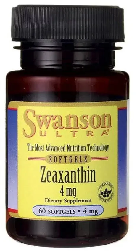 Swanson Zeaxanthin 4 mg 60 Sgels