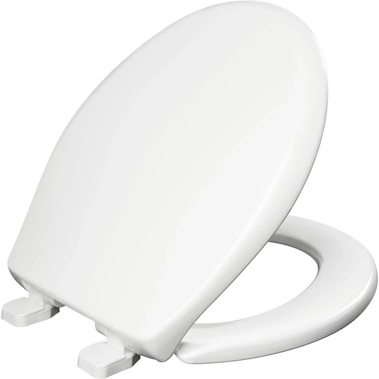 Mayfair 8100Sl 000 Collins Slow Close Plastic Toilet Seat With Super Grip, White