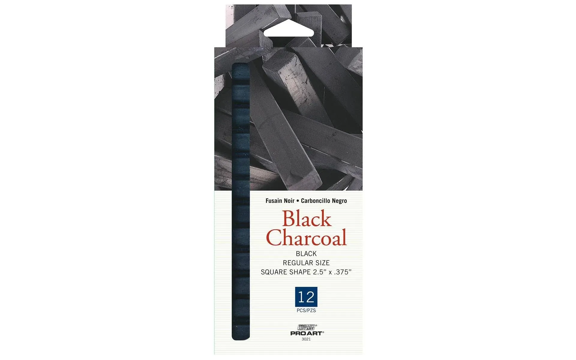 Pro Art Charcoal Set, 12 Count (Pack of 1), Black Piece