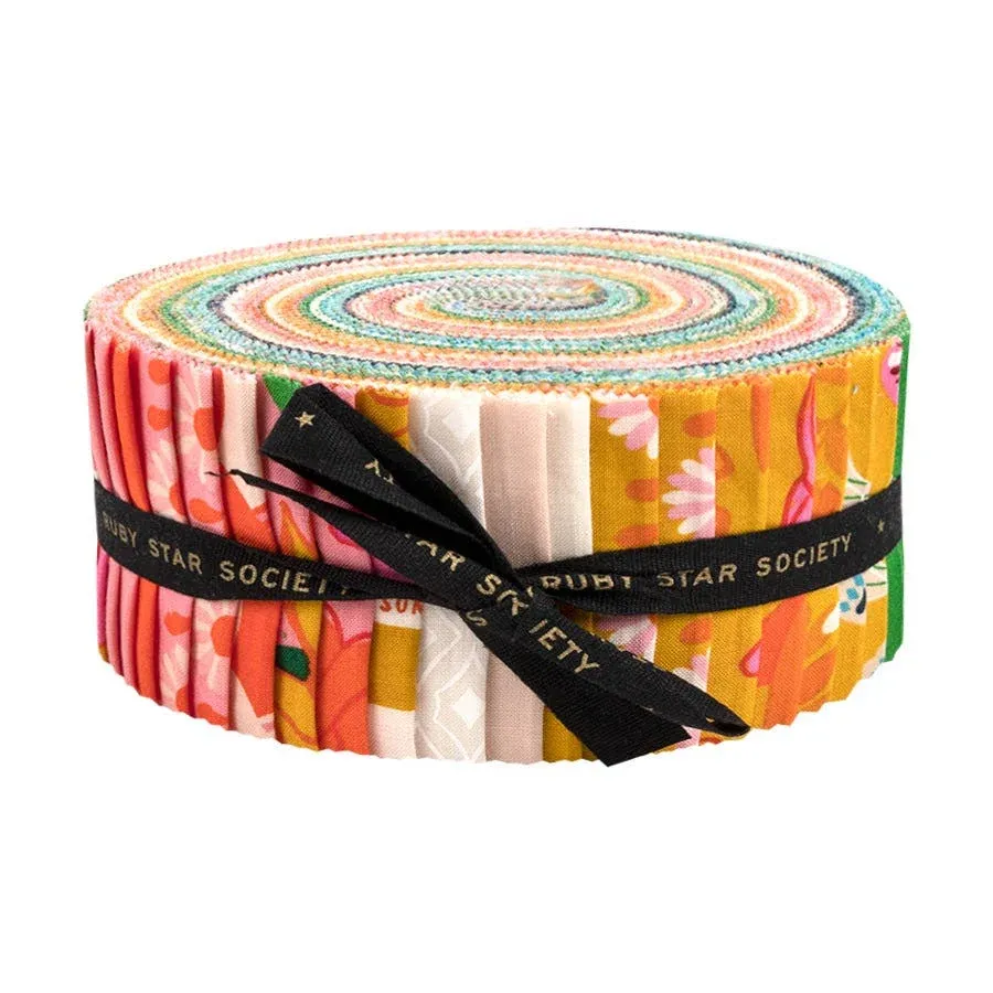 Ruby Star Society Flowerland Jelly Roll by Melody Miller RS0067JR