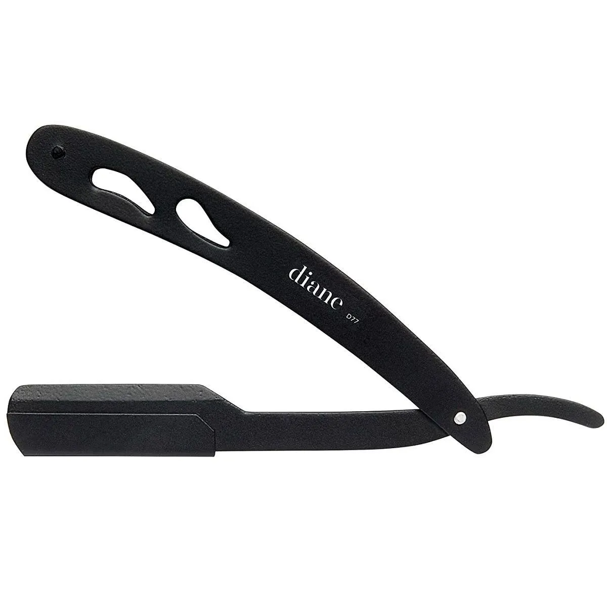 Diane Professional Straight Edge Shaving Razor, Black, 0.15 Pound