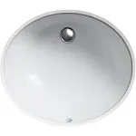 Caxton 17" Undermount Bathroom Sink with Overflow