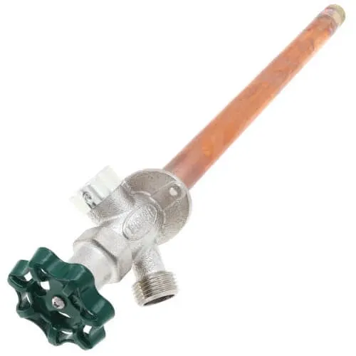 Prier C-144D14 14" Anti-Siphon Wall Hydrant 1/2" MPT x 1/2" SWT