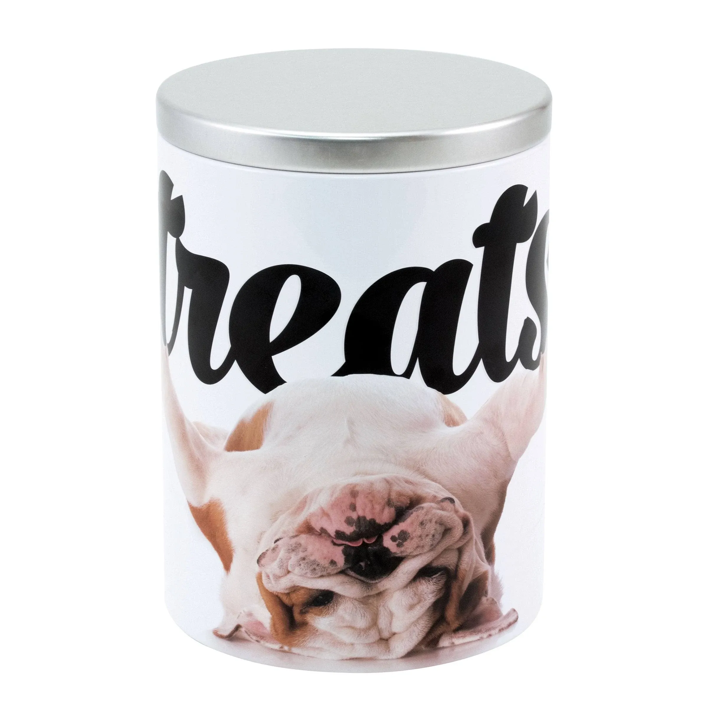 Treat Tin Large Bulldog