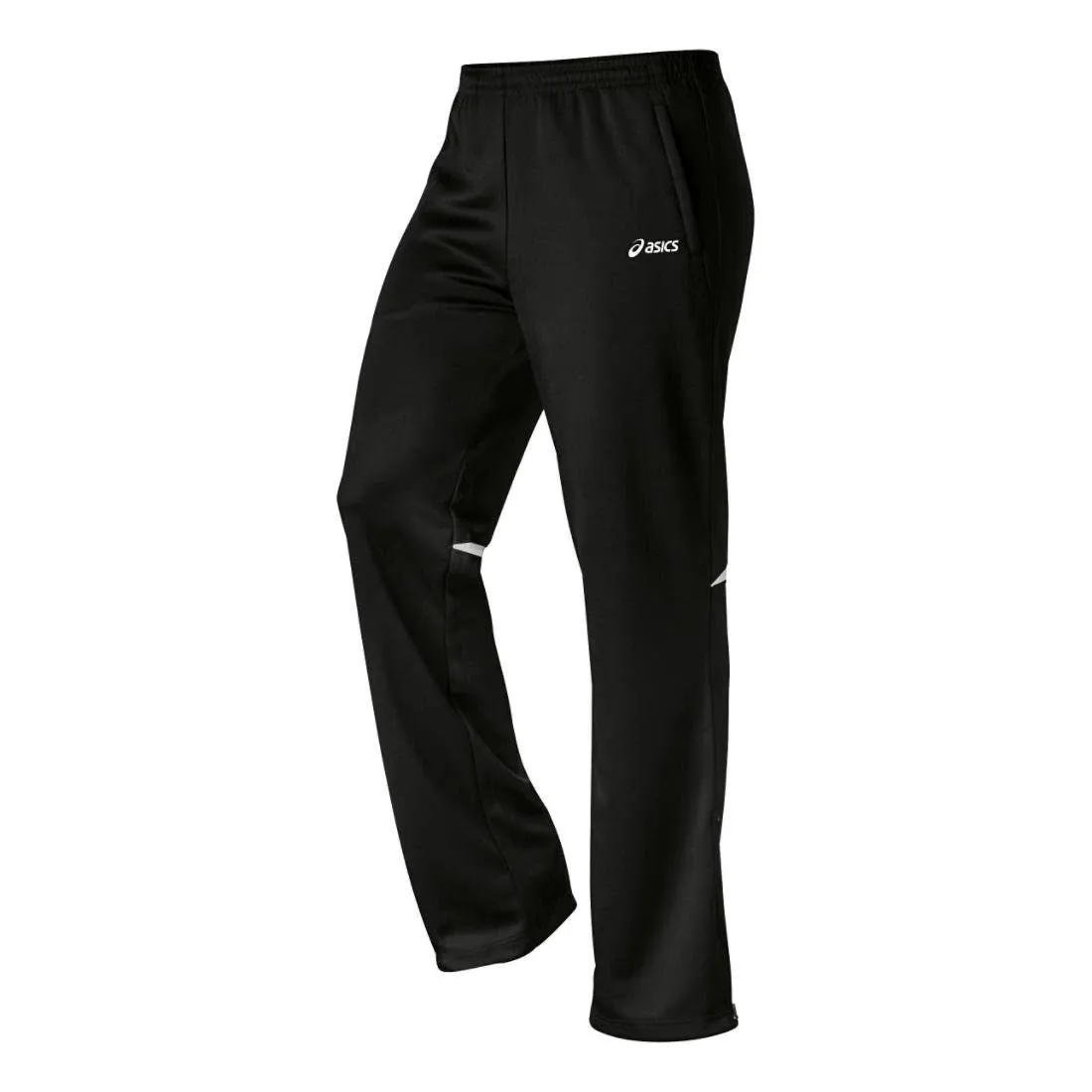 Sz Medium ASICS black straight-leg warm-up track pants