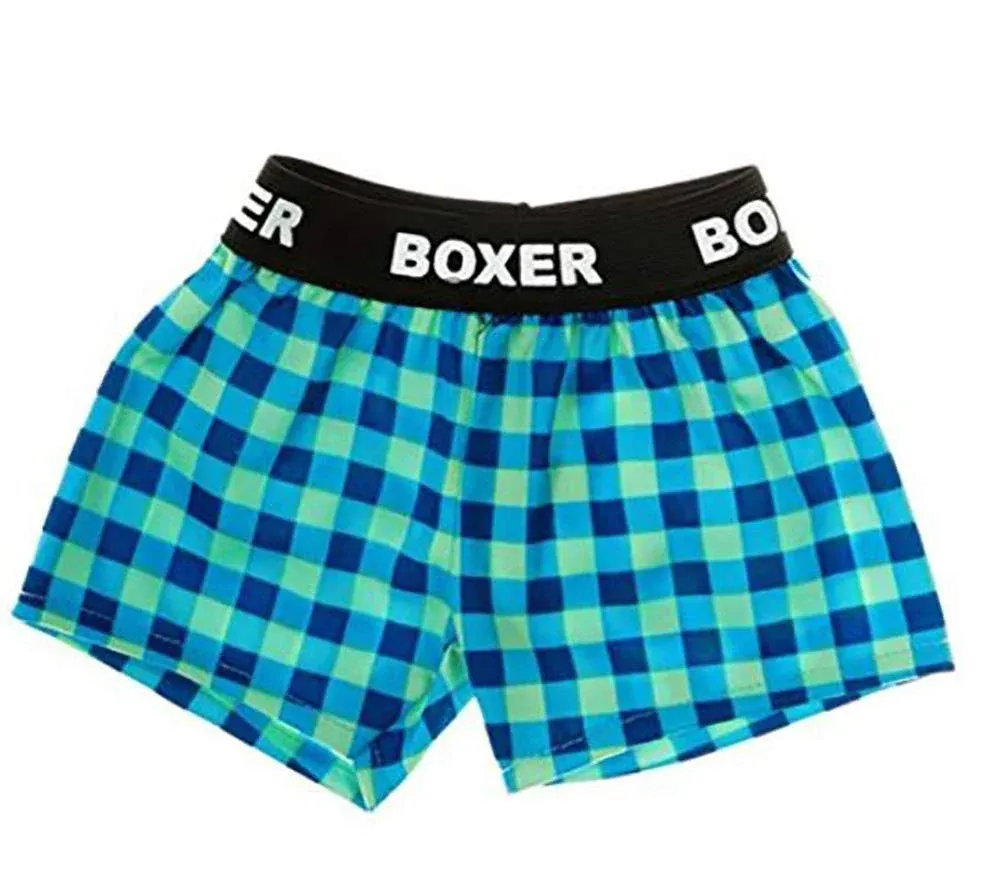 Flannel Boxer Shorts Teddy Bear Clothes Fit 14" - 18" Build-A-Bear and Make Your ...