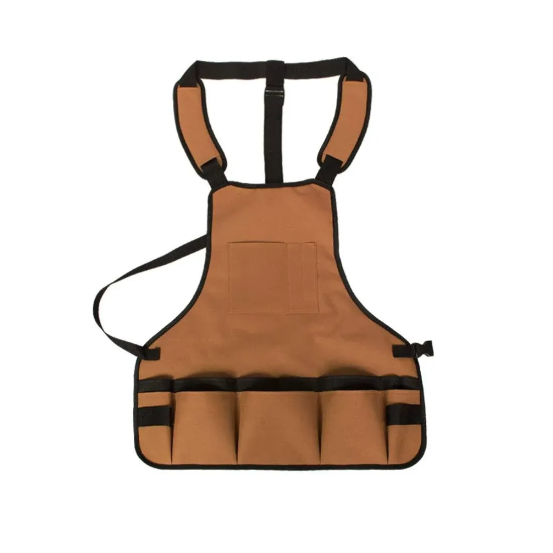 JBBERTH Woodworking Apron with 16 Pockets, Work Aprons, Cross-Back Straps... 