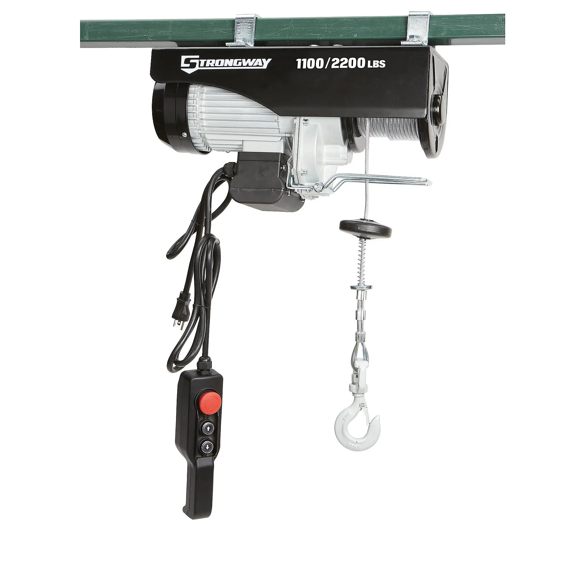 Strongway Electric Cable Hoist – 1100-Lb. Single-Line Capacity/2200-Lb. Double ...