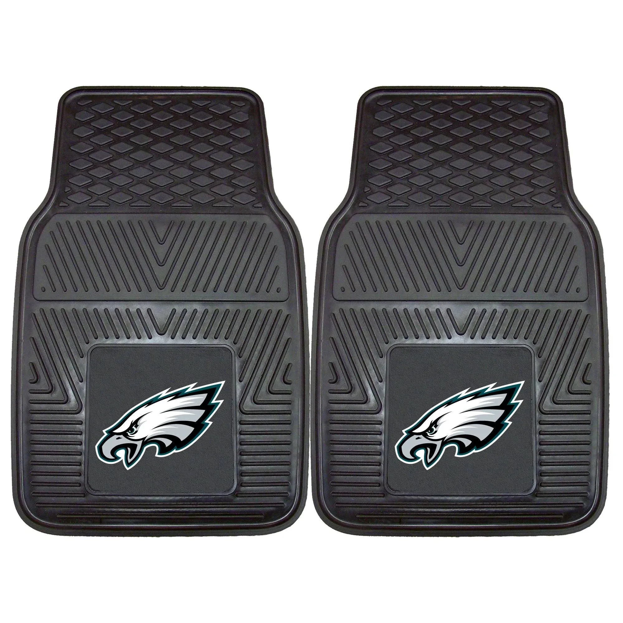 Philadelphia Eagles Car Mats Heavy Duty 2 Piece Vinyl