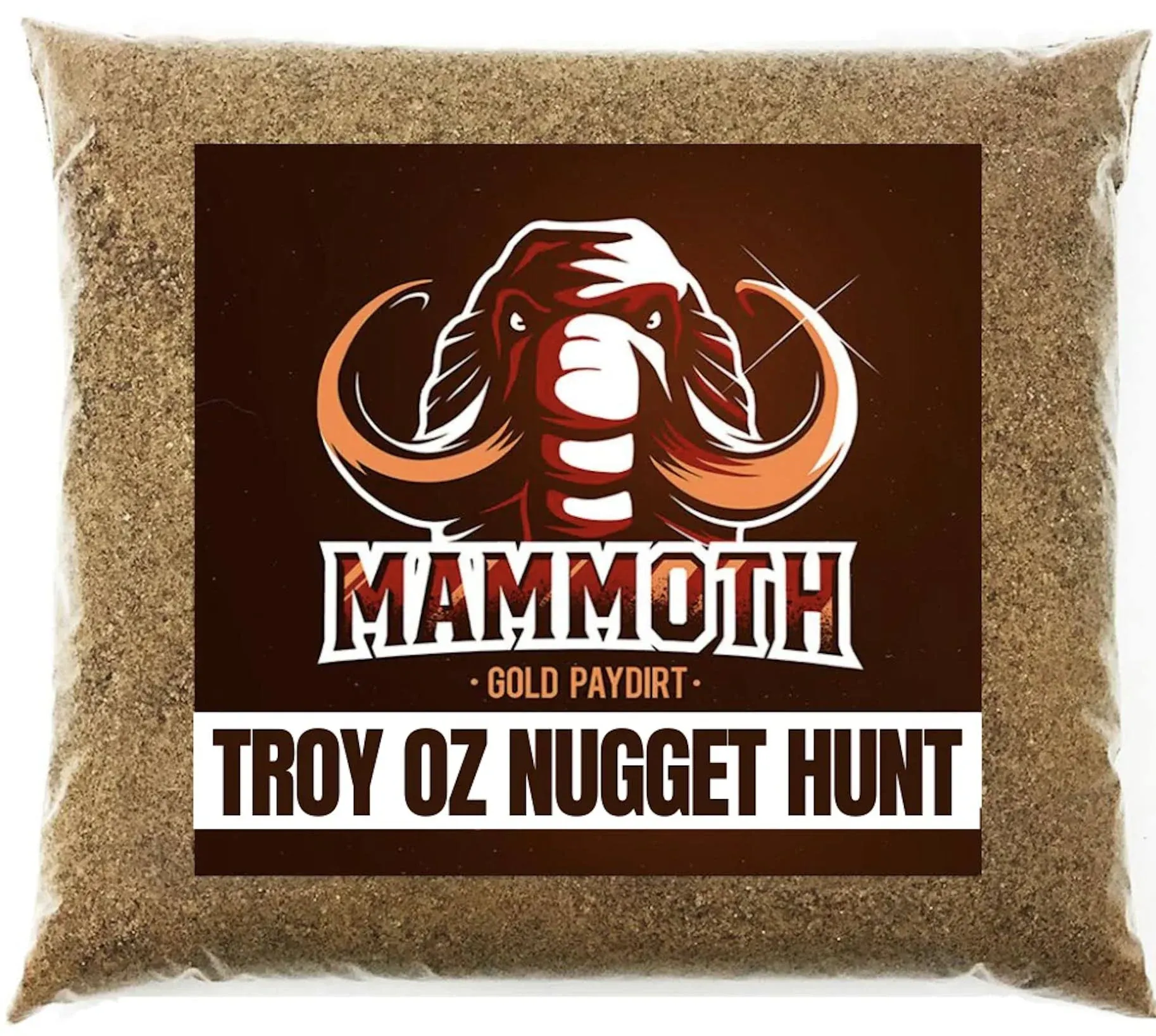 Mammoth 'Troy Ounce Nugget Hunt' - Gold Nugget Paydirt Panning Concentrate Pay Dirt Bag - Gold Prospecting