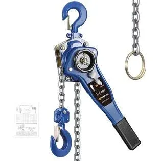 Anbull Lever Chain Hoist, 3300lbs 10ft 1.5T 3M Manual Ratchet Chain Puller Hoist ...