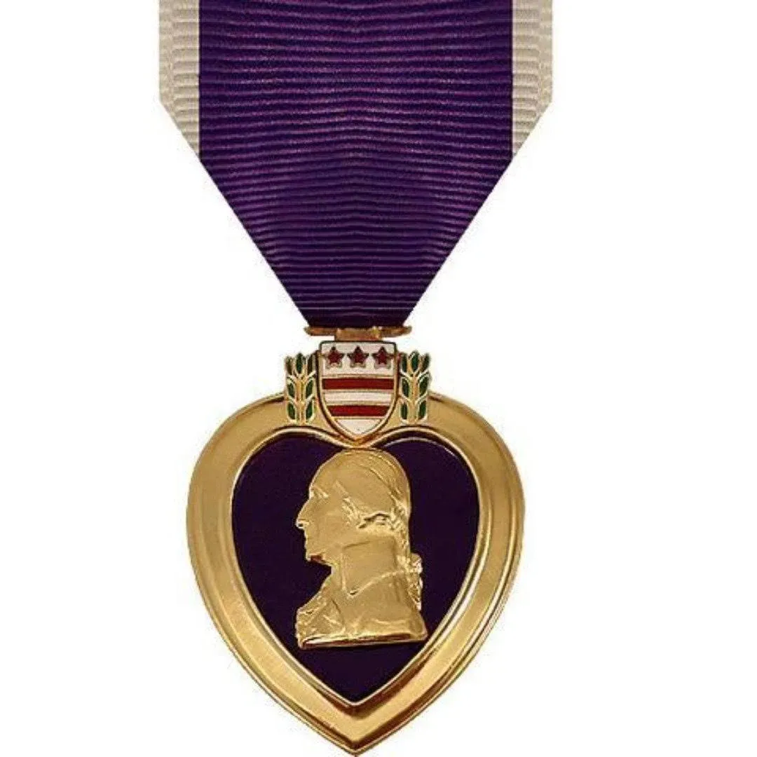 Purple Heart Anodized Medal