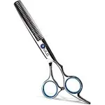 Hair Cutting Scissors Thinning Shears Kit ULG Professional Barber Hairdressing Texturizing Salon Razor Edge Scissor Japanese Stainless Steel 6.5 inch