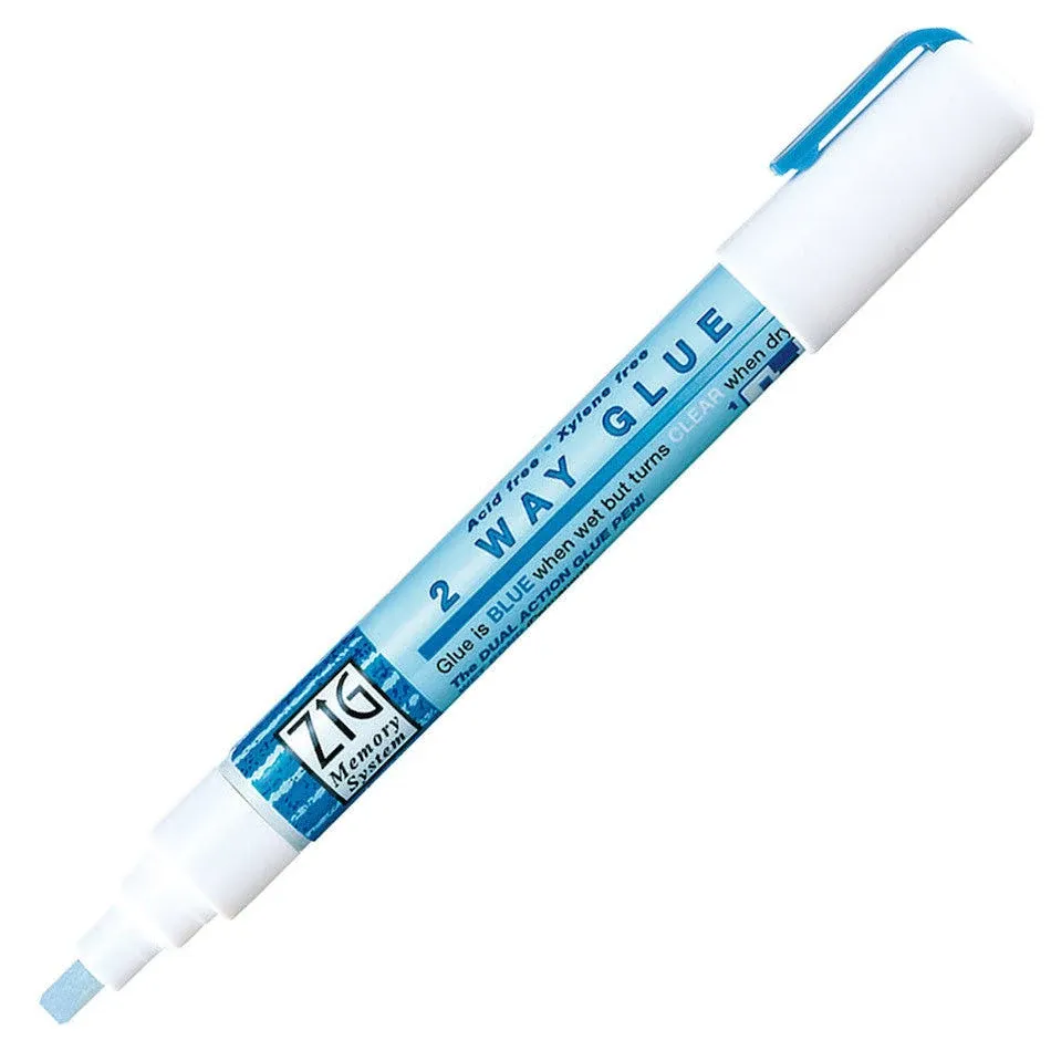 Kuretake Zig 2 Way Glue Pen - Chisel Tip