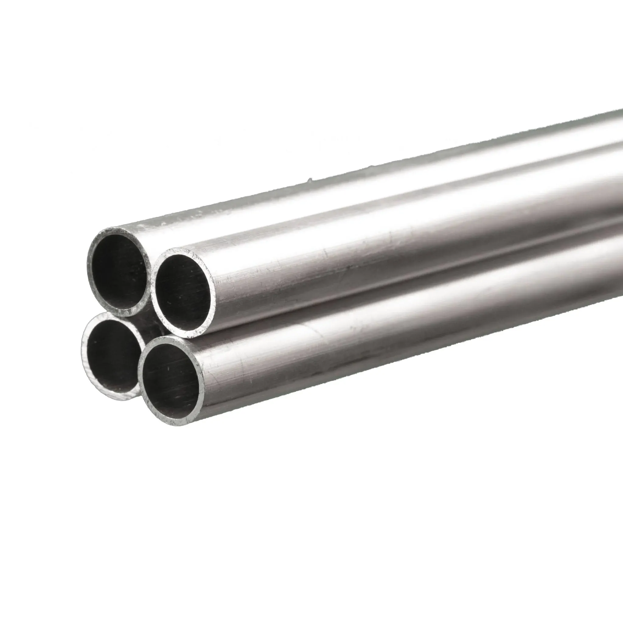 K&S K & S 9319 Round Aluminum Tube, 1/2" OD x 0.035" Wall x 36" Long, 4 Pieces, Made in The USA