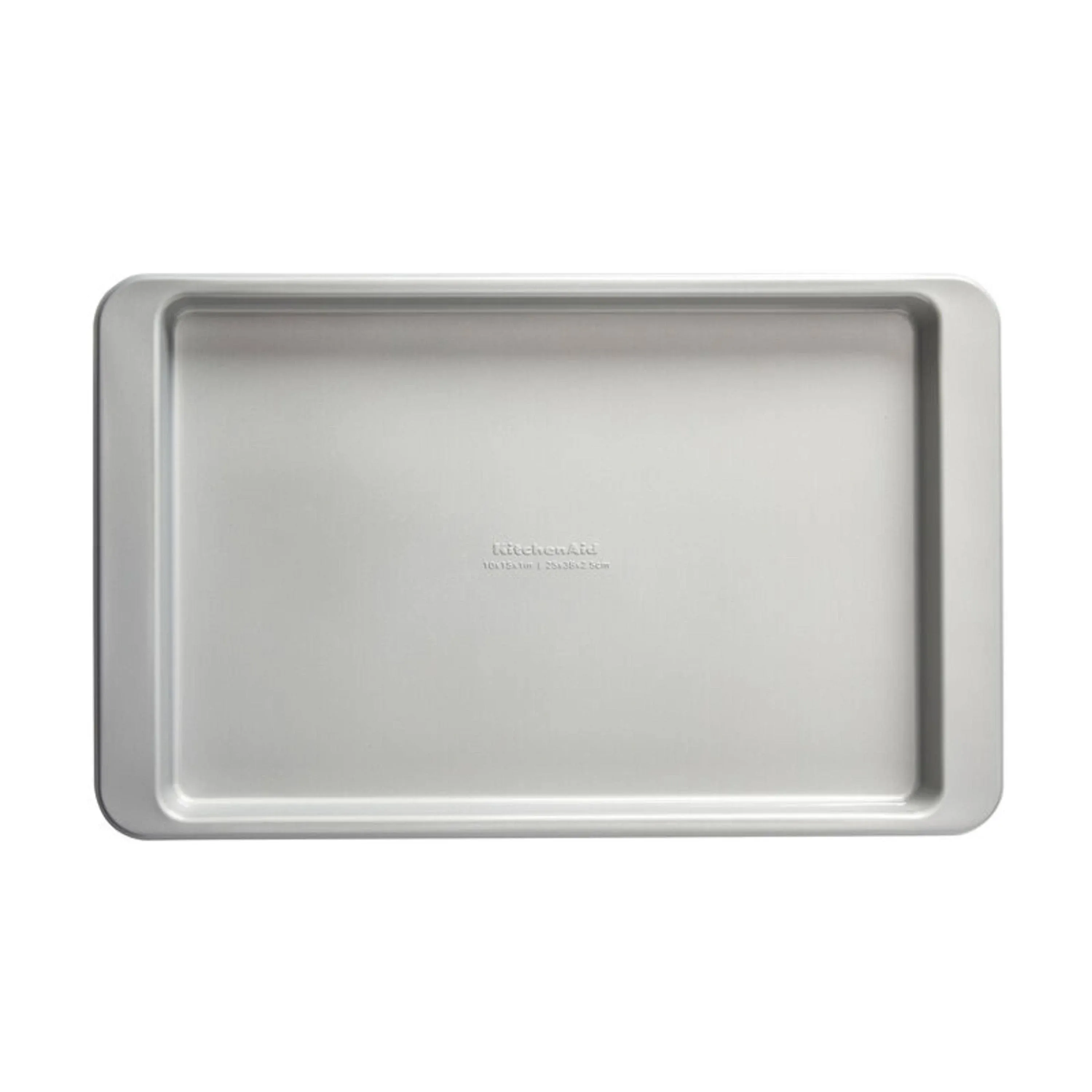 KitchenAid 10x15in Nonstick Aluminized Steel Baking Sheet, Silver