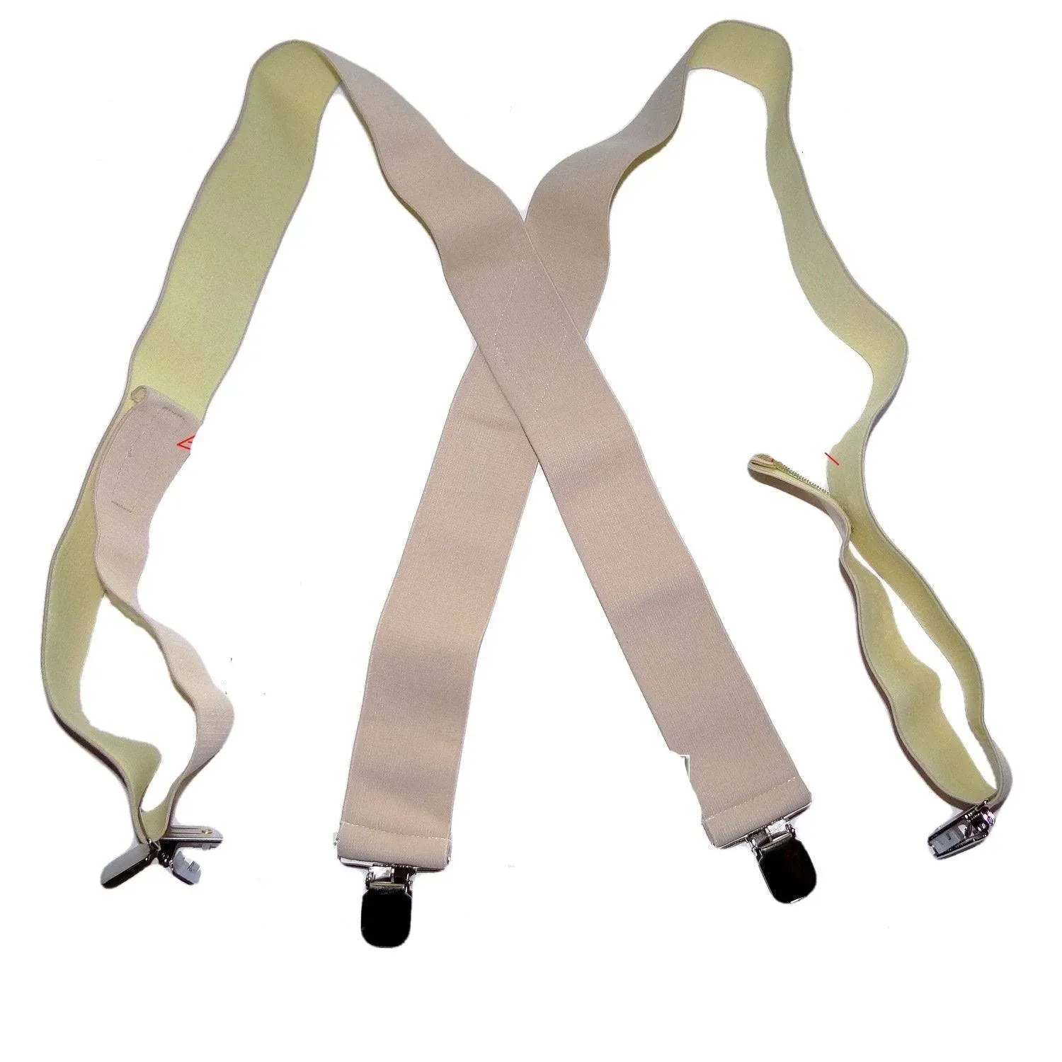 Holdup Under-Ups Suspenders for Men in Traditional X-Back Style with Patented Metal "No-Slip" clips