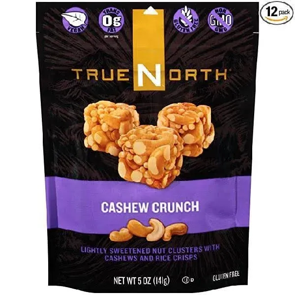 True North Cashew Crunch 5 Ounce Size - 6 per Case.