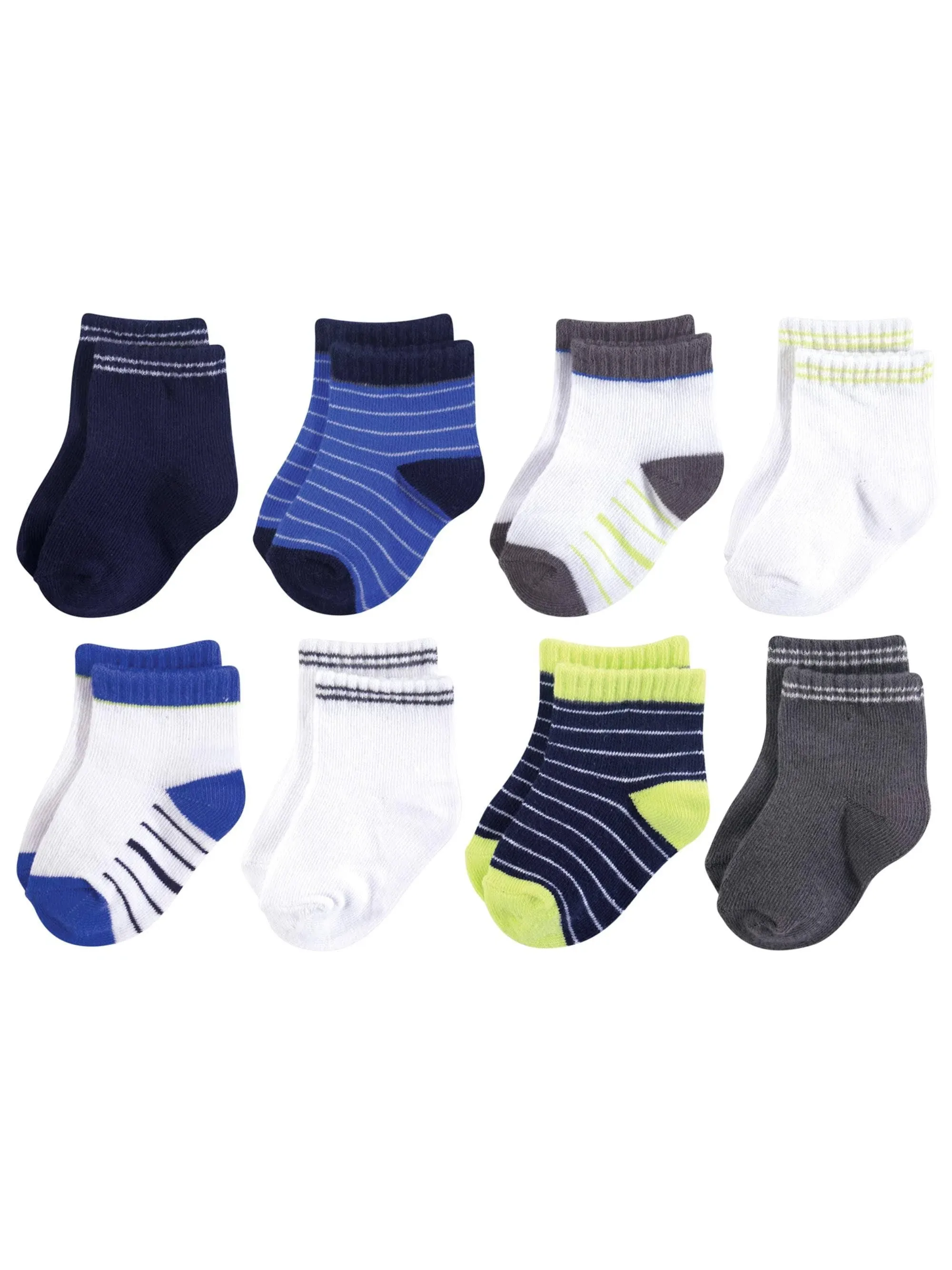 Hudson Baby Cotton Rich Newborn and Terry Socks 0-6 Months