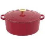 Cuisinart CI630-20  Chef Classic Enameled 3 Quart Round Covered Dutch Oven Red