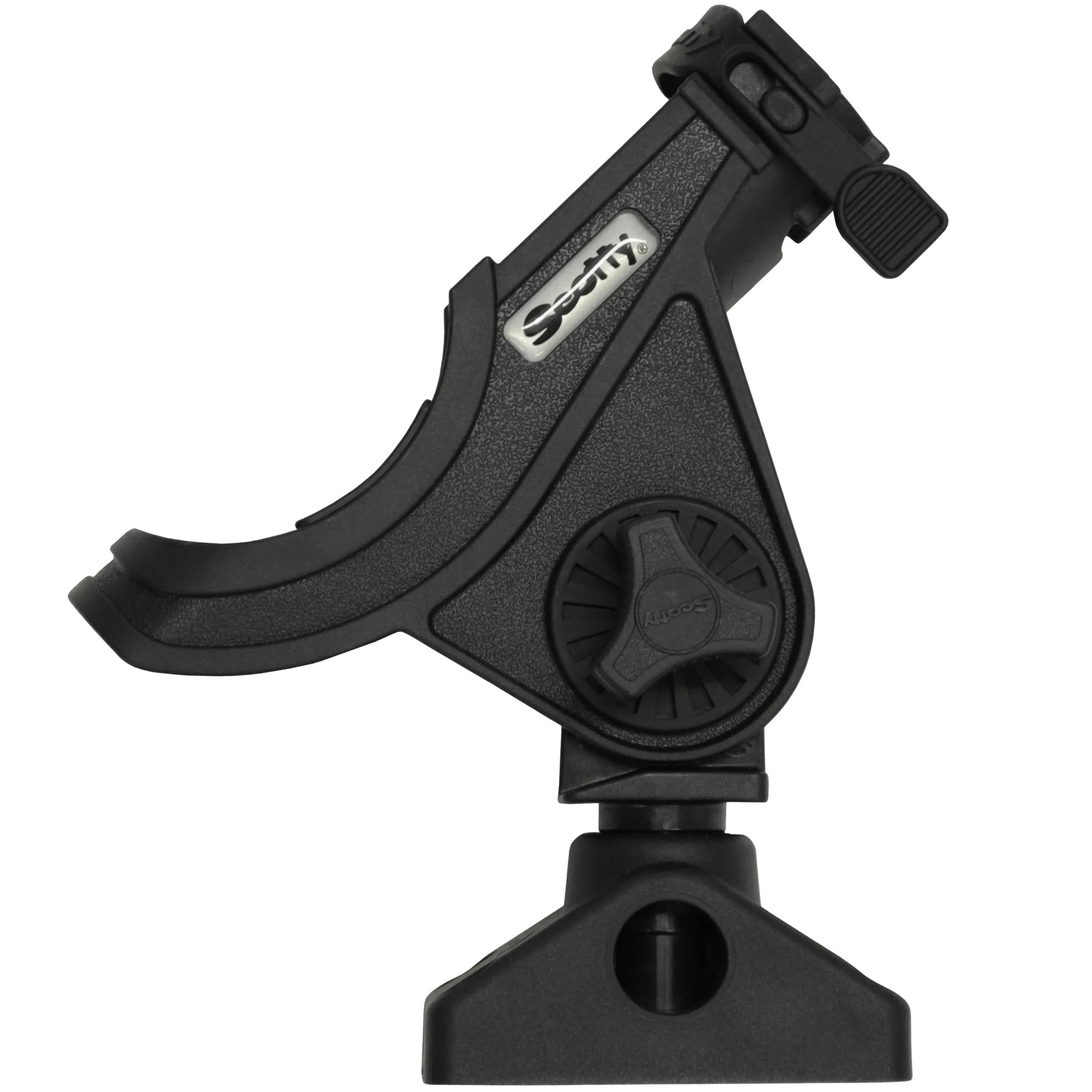 Scotty Baitcast/Spin Rod Holder, Black w/ 241 Side/Deck Mount 280-BK