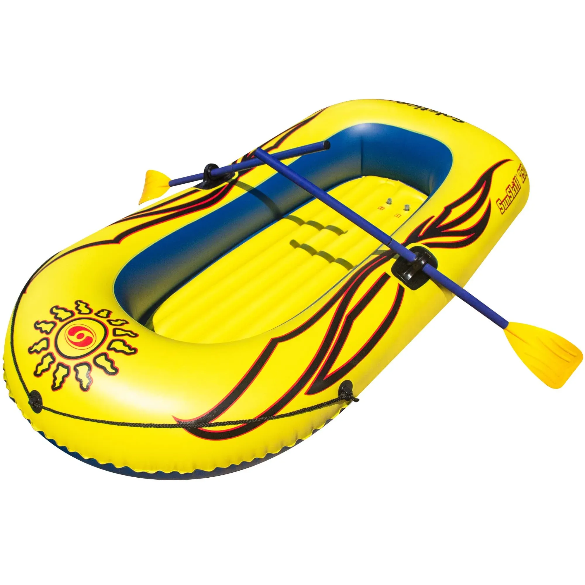 Solstice Watersports Sunskiff 2-Person Inflatable Boat Kit w/Oars & Pump - 29251