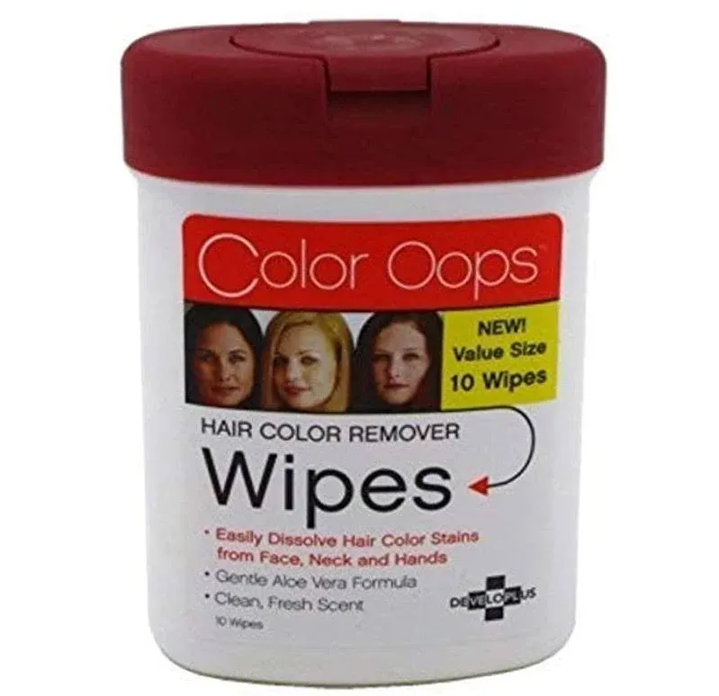 Developlus Color Oops Color Remover Wipes 10 Count (2 Pack)