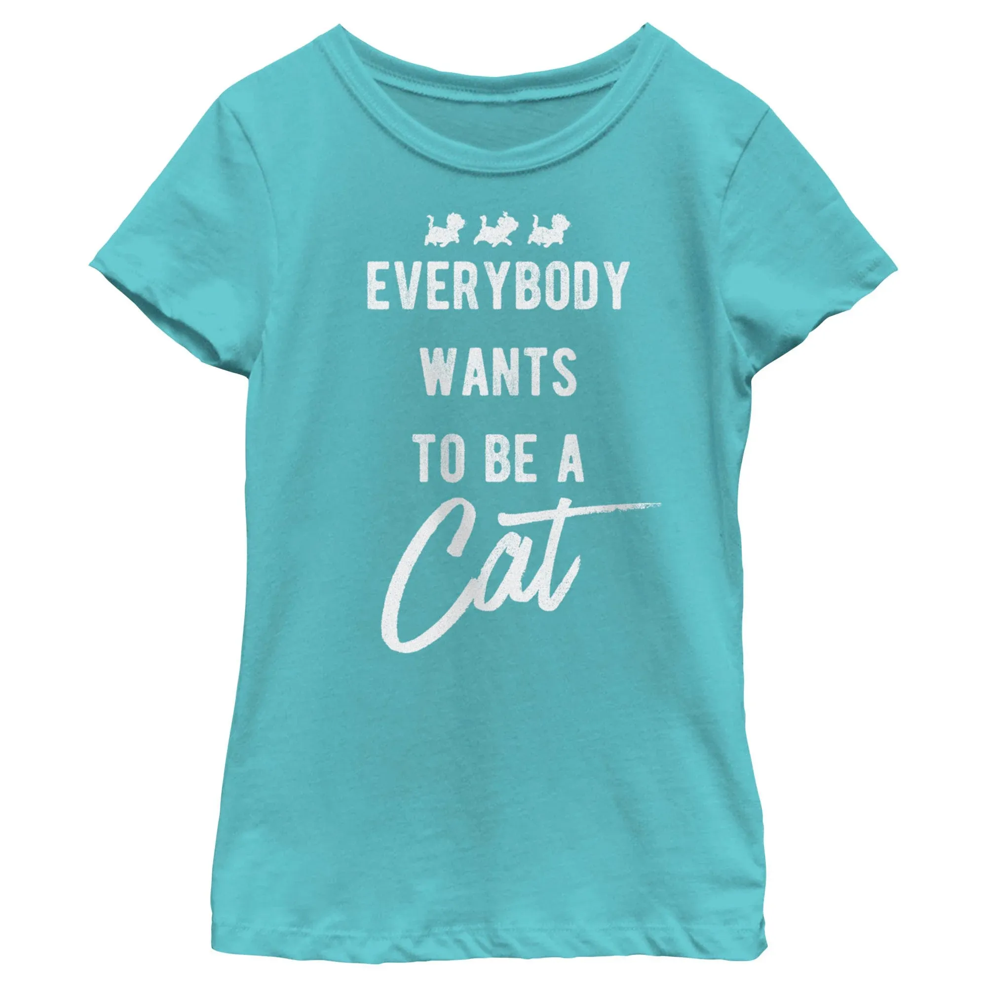 Disney Girl's Be a Cat T-Shirt