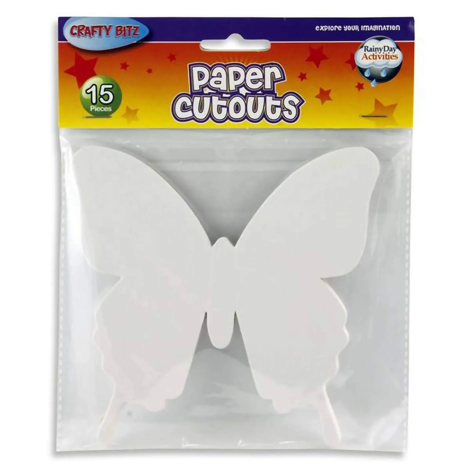 Premier Stationery W2169026 Crafty Bitz Butterfly Cutouts Craft Paper (Pack of 15)