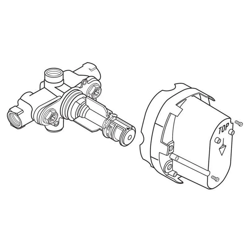 American Standard R510 1/2 inch Ceratherm Rough Valve Body