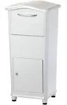 Architectural Mailboxes 6900W ElephanTrunk Parcel Drop Box White