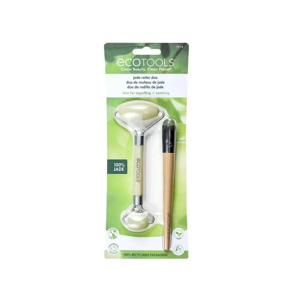 Face Roller Eco Tools Jade Roller Duo Skin Massager Face Roller NIP