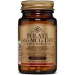 Solgar - Folic Acid 800 mcg Vegetable Capsules - 250