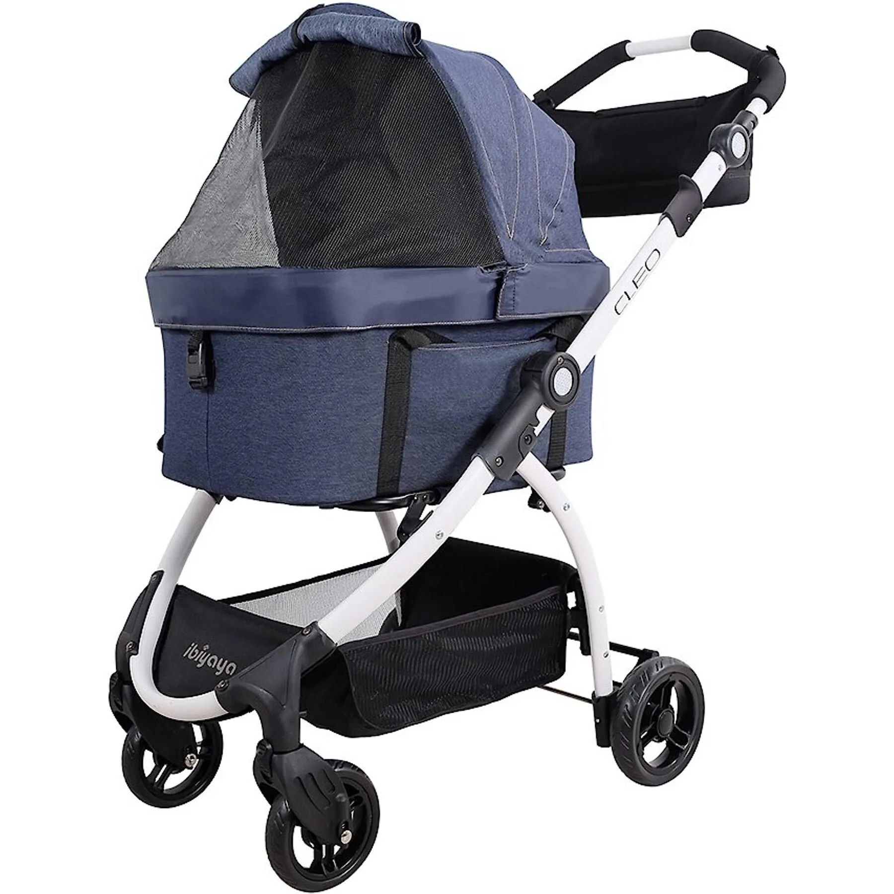 Ibiyaya New CLEO 3-in-1 Pet Stroller, Carrier &amp; Car Seat Booster