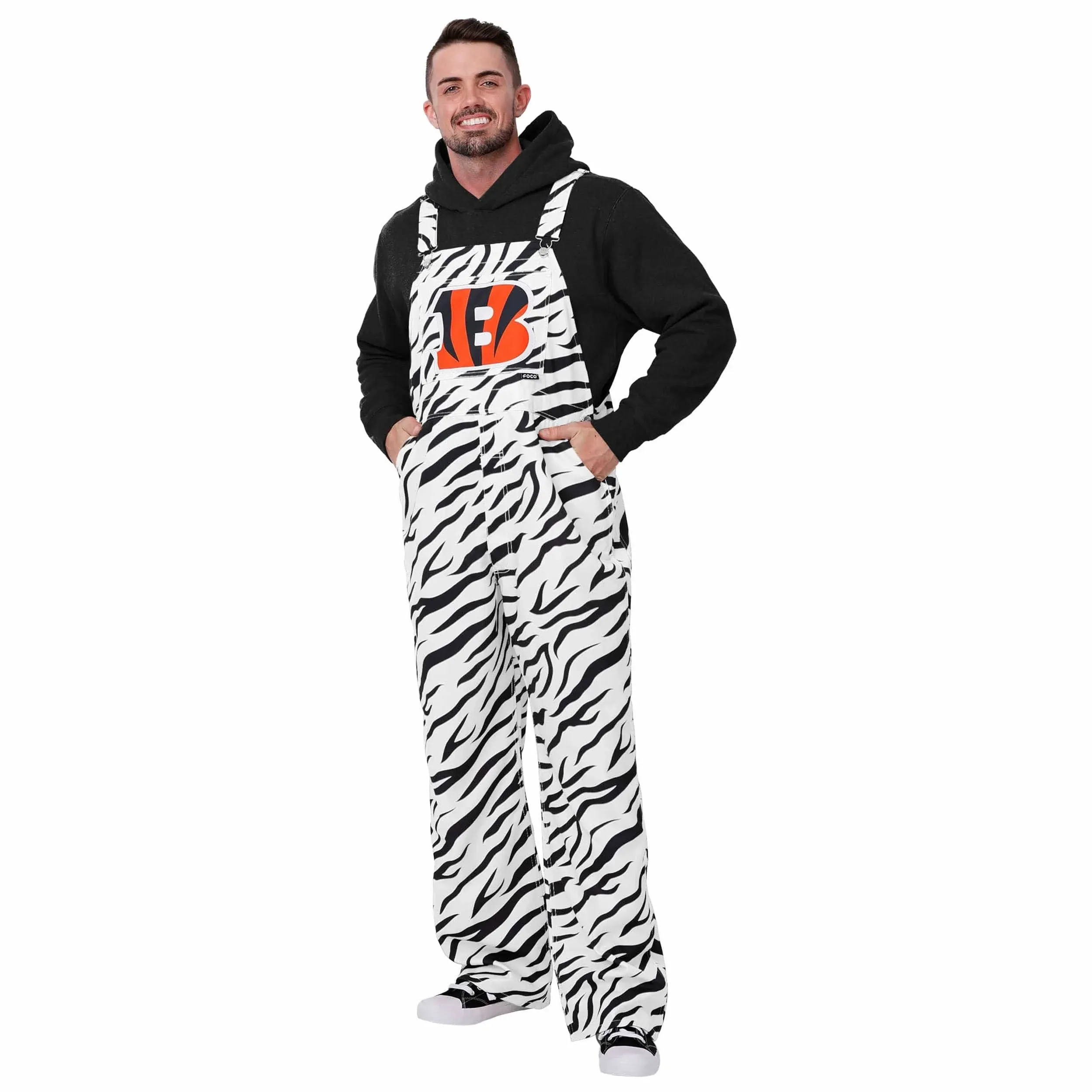 FOCO Men's NFL Team Logo Bib Overalls