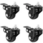 Vivo PT-ST-015C M8 Lockable Caster Wheels, Set of 4 at KBA Home Studio