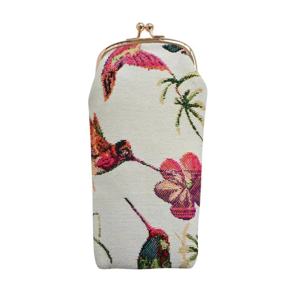 Signare Glasses Pouch Hummingbird