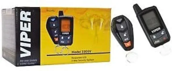 Viper Alarm Mobile 2 Way Car Pager Security System Responder LCD Keyless 3305V