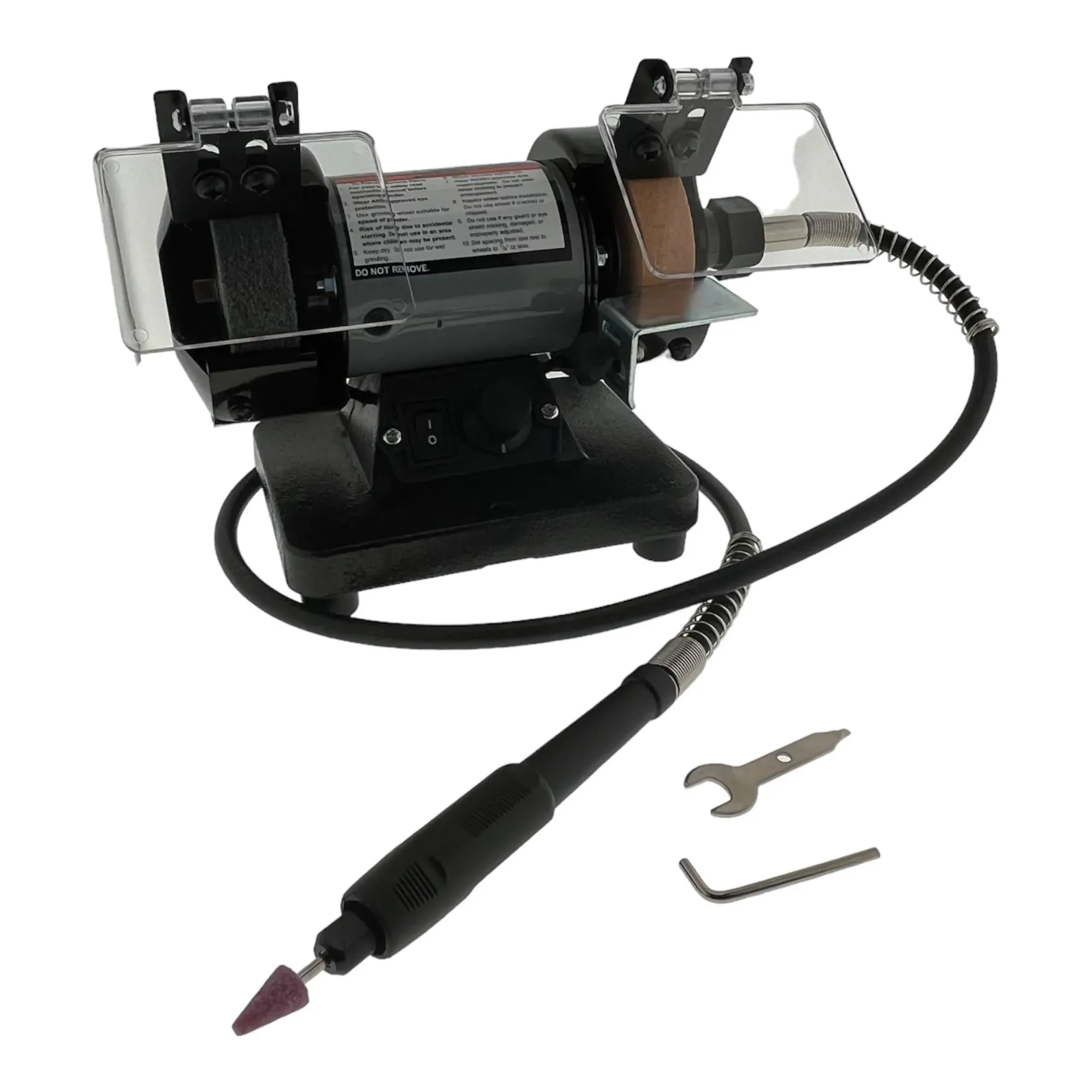 TruePower 199 Mini Multi Purpose Bench Grinder and Polisher with Flexible 