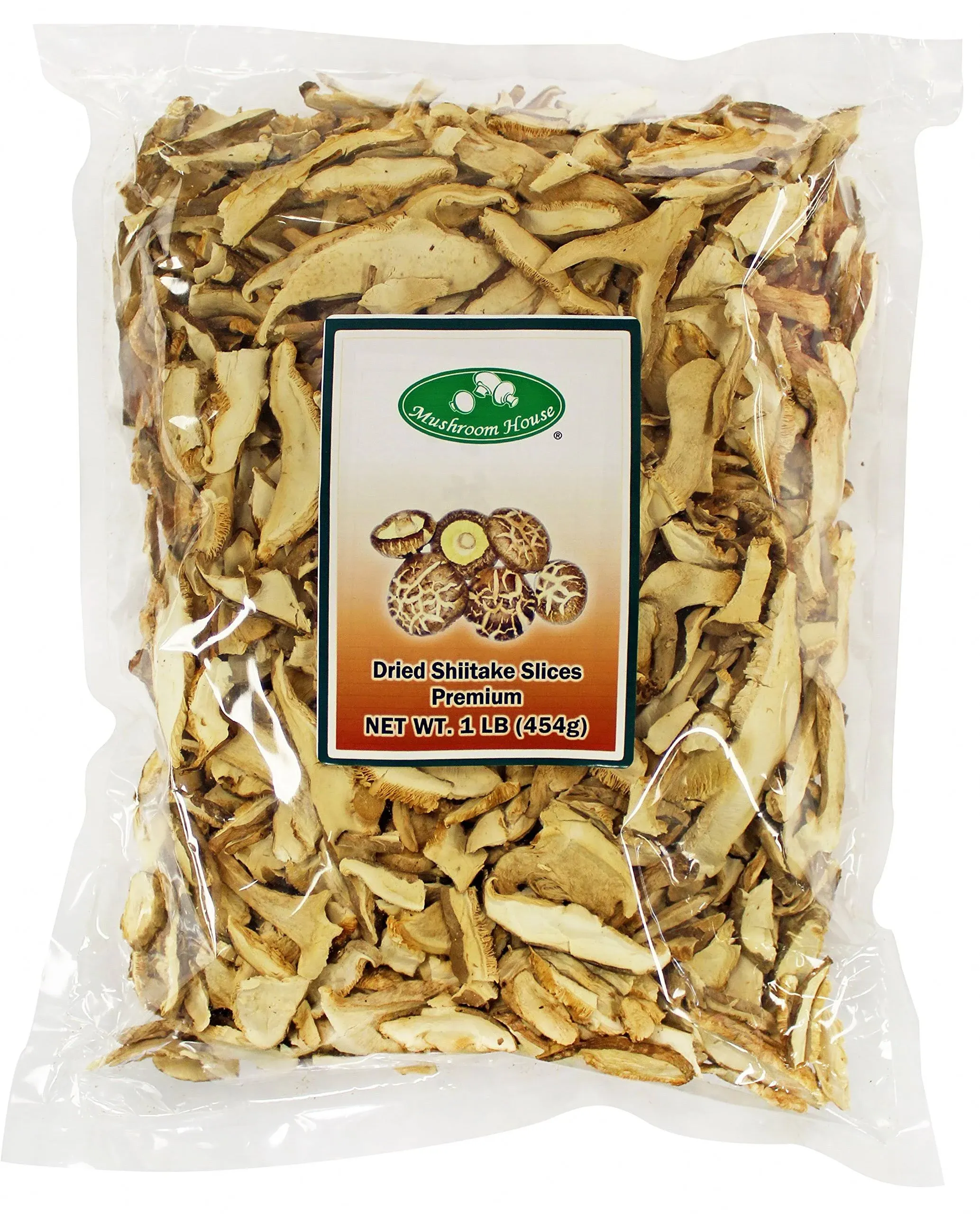 Mushroom House Dried Sliced Shiitake Mushrooms Premium