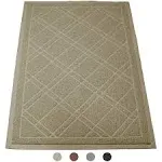 Iprimio Cat Litter Box Mat 42x36 Beige | Cat Litter Trapping Mat, Mesh Mat