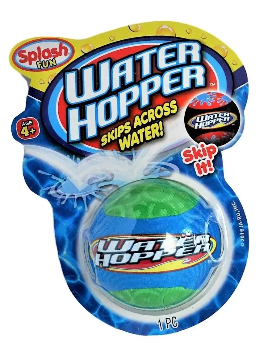 Pro Hopper Skip Water Bouncing Ball by JA-RU. 1 Pack,