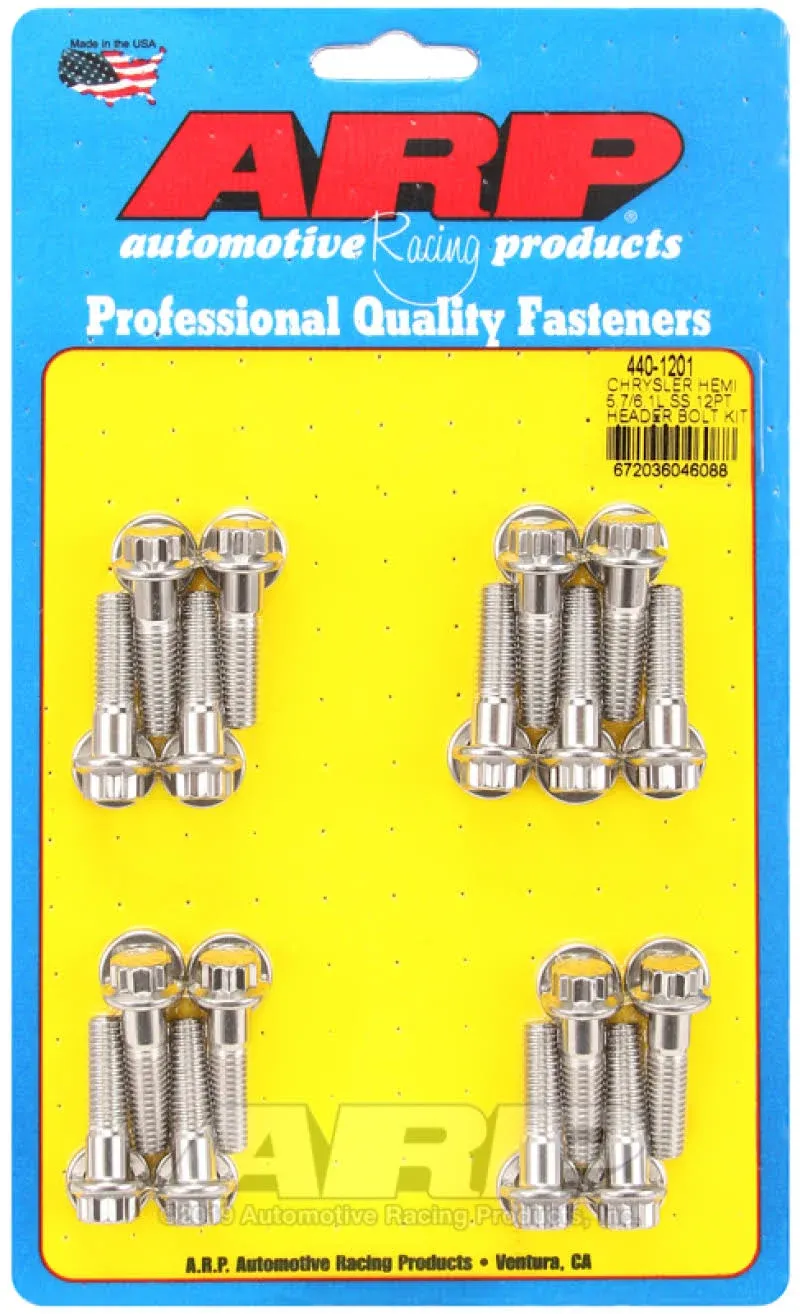 ARP Stainless Steel Header Bolts