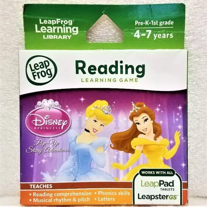 LeapFrog Leapster Explorer Learning Game, Disney Princess Pop-Up Story Adventures